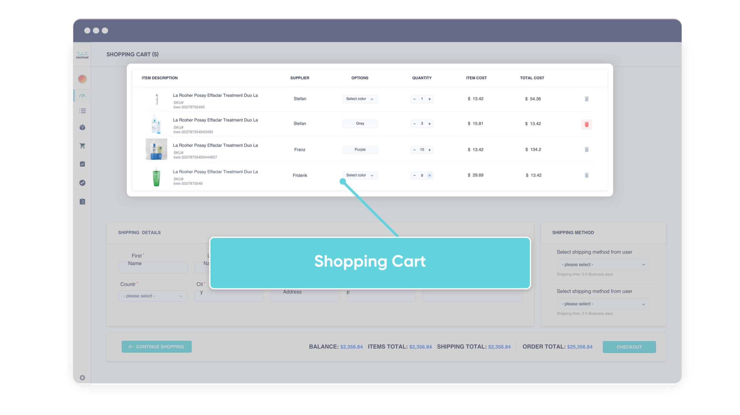 365dropship cart